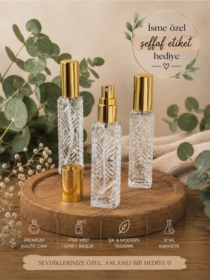 Zarif Souvenirs 10 Adet Premium Parfüm Şişesi Kolonya Şişesi Söz Nişan Nikah Yenidoğan Hediyelik