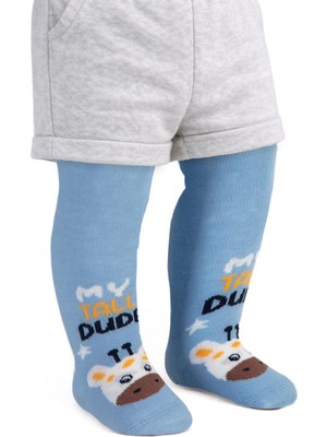 Civil Baby Dude  6- Bebek Erkek  Külotlu Çorap - Mavi