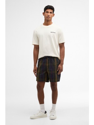 Barbour Tartan Relaxed Şort TN11 Classic Tartan