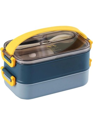 Maison Luré 1500 ml Bento Lunch Box Ofis-Okul Için Sefer Tası Yemek Kabı