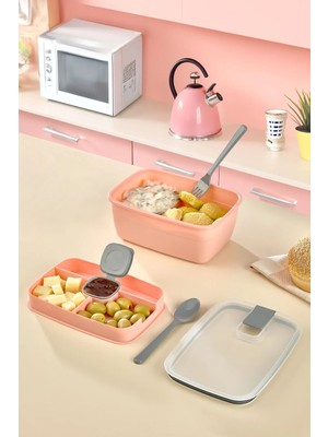 Maison Luré Hava Sızdırmaz Beslenme Kabı Sefer Tası 1200 ml Yemek Kabı