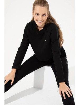 U.S. Polo Assn. Siyah Kadın Sweatshirt