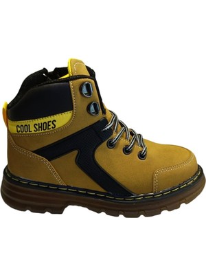 Cool Cane Ortopedik Kaymaz Taban Unisex Çocuk Bot Sarı