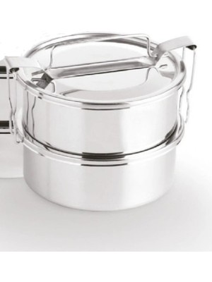Maison Luré Çelik 2 Li Sefer Tası Tek Kişilik 12X6CM Yemek Kabı