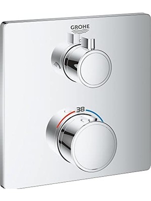Mey İthalat Grohtherm Termostatik Banyo Duş Bataryası 2 Çıkışlı Divertörlü- 24079000