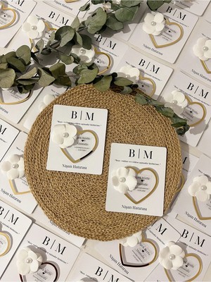 Zarif Souvenirs Söz Nişan Nikah Düğün Kalp Magnet Hediyelik 10ADET