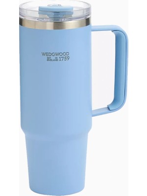 Wedgwood Jasper Pipetli Paslanmaz Çelik Termos Bardak 888 ml