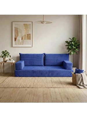 Feyza Decor Home Premium Kadife Modüler Dinlenme Koltuğu 5 Parça 20 cm