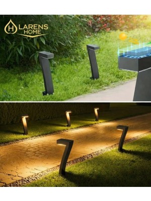 Larens Helıos G1 4'lü LED Bahçe Yolu Aydınlatma Lambası Güneş Enerjili Gündüz Gece Sensörlü