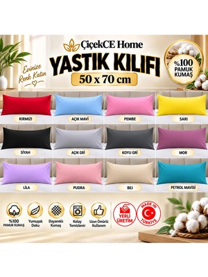 Maison Luré Lüx 50X70 cm 100% Pamuklu Kumaş 1.kalite Yastık Kılıfı 1 Adet