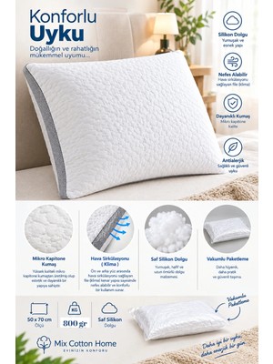 Maison Luré Ultra Konfor Silikon Yastık 800 Gram