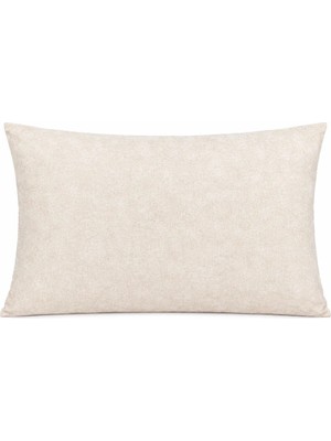 Maison Luré Pembe Bej Düz Renk Pamuklu Yastık Kılıfı 50 x 70 cm 1 Adet