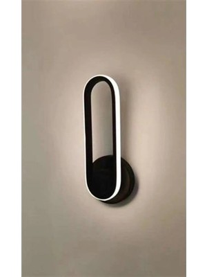 Lambadar Elips Plafonyer  Modern LED Beyaz Işık Ultra Power LED Avize Salon Hol Yatak Odası Ledli Aplik Avize