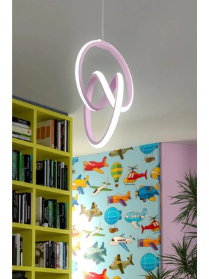 Lambadar Imza Model Tekli Modern Sarkıt LED Beyaz Işık Ultra Power LED Avize Salon Mutfak Oda Hol Ledli Avize