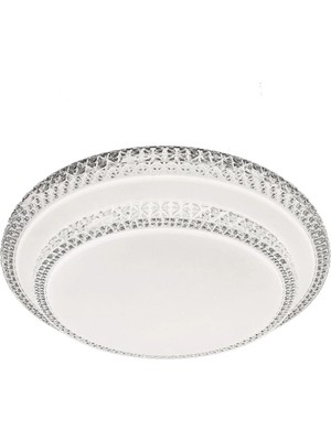 Lambadar Diez Model Özel Tasarım 42 cm Büyük Boy Modern 3 Renk(Beyaz-Gün Işığı-Sarı) Plafonyer LED Avize