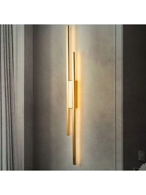 Lambadar Çift Nova Model LED Beyaz Işık Ultra Power LED Avize Salon Hol Yatak Odası Ledli Aplik Avize