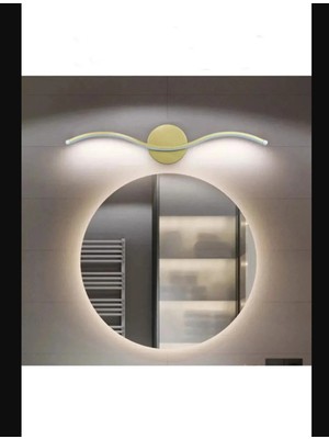 Lambadar Kıvrım Model Modern LED Beyaz Işık Ultra Power LED Avize Salon Hol Yatak Odası Ledli Aplik Avize