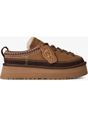UGG Kadın Süet Dış Yüzeyli Içi Yünlü Bileği Işleme Desenli Platform Eva Tabanlı Taba Bot & Bootie 1180361-CHESTNUT