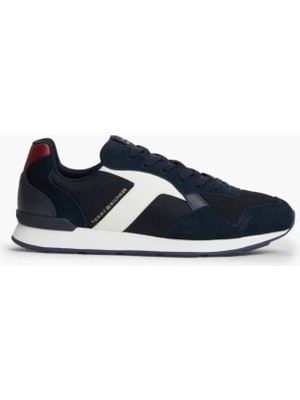 Tommy Hilfiger Erkek Karma Dokulu File Panelli Eva Tabanlı Lacivert Sneaker FM0FM06001-0GY