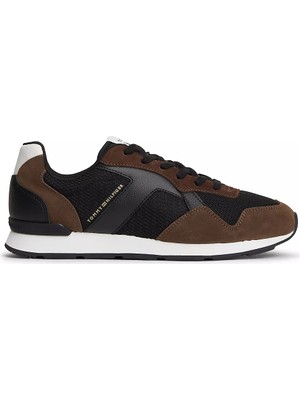Tommy Hilfiger Erkek Karma Dokulu File Panelli Eva Tabanlı Kahverengi Sneaker FM0FM06001-GV0