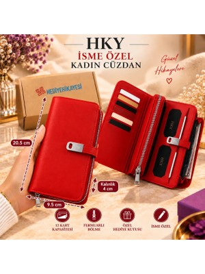 Hky Çok Kullanışlı Büyük Boy Kadın Cüzdan