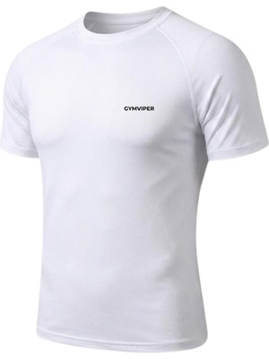 Gym Viper Erkek Muscle Fit Spor Tişört Fitness Gym Antrenman T-Shirt Kısa Kollu