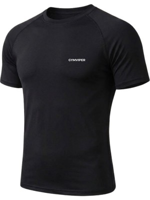 Gym Viper Erkek Muscle Fit Spor Tişört Fitness Gym Antrenman T-Shirt Kısa Kollu