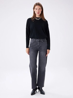 Faik Sönmez Straıght Fit Yıkama Efektli Jean Pantolon W27JPN003