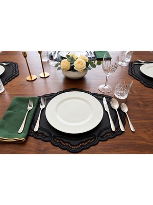 Sihome 2 Li Deri Amerikan Servis 47X38 cm – Premium Görünüm, Geniş ve Kullanışlı Tasarım