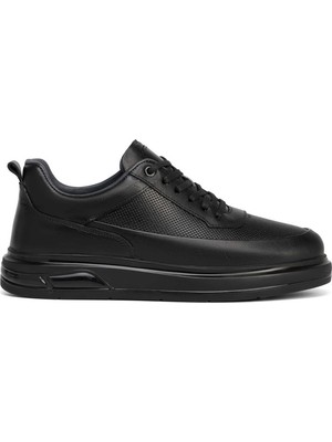 Tergan Siyah Hakiki Deri Erkek Sneaker - E26S1AY57937-A23