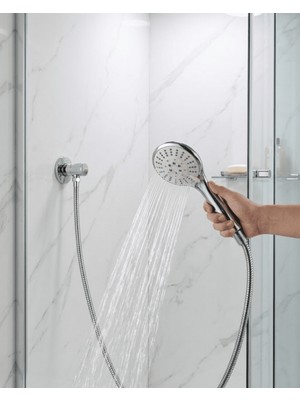 Str Store Kireç Önleyici El Duşu Seti Spiral Duş Hortumu Hareketli Duş Askısı