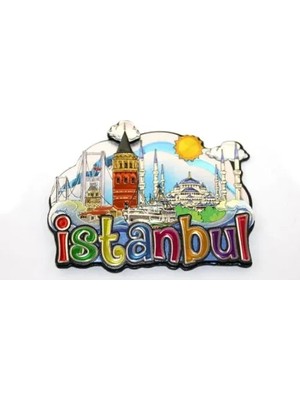 Freedom Storee Istanbul Temalı Buzdolapı Süsü Magnet
