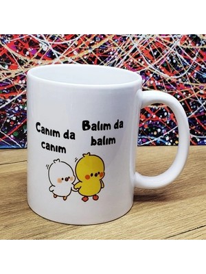 Freedom Storee Canım Da Canım Balım Da Balım Tasarımlı Kupa Bardak