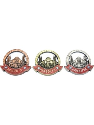 Freedom Storee Istanbul Temalı Metal Magnet