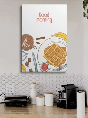 Şehzat Design Cafeler Kahve Büfe Büfeler Için Abstract Trend Dekoratif Kanvas Canvas Tablo