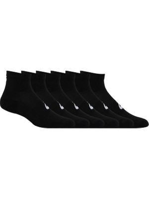 Asics 6ppk Quarter Sock Unisex Siyah Koşu Çorabı 3033B720-001