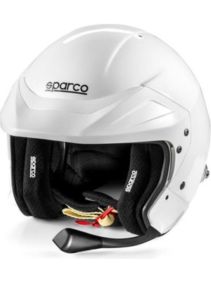 Sparco Flux Rj-I 8859-24 Motorsporları Kask Beyaz Xl Fia Onaylı