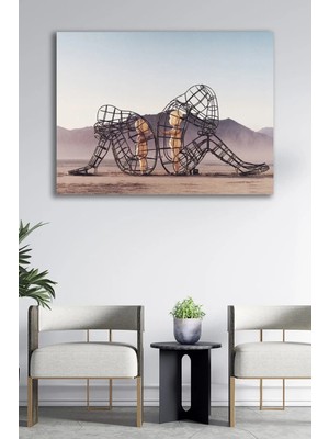 Şehzat Design Kanvas Tablo Resim Soyut Modern Dekoratif Duvar Tablosu