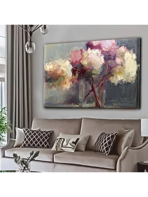 Şehzat Design Dekoratif Tablonuz Dekoratif Modern Şık Çiçek Kanvas Tablo E10