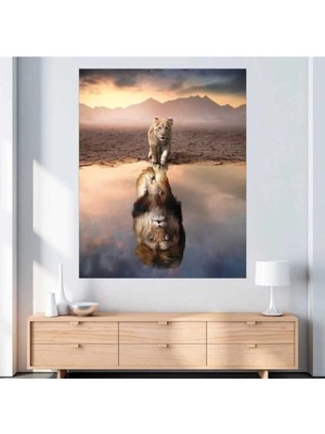 Şehzat Design Dekoratif Reflectıon Kanvas Tablo