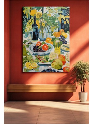 Şehzat Design Kanvas Duvar Tablosu Tekli Canvas Tablo Boho Klasik Modern 160