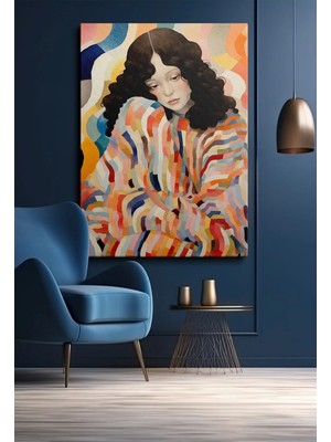 Şehzat Design Kanvas Duvar Tablosu Tekli Canvas Tablo Boho Klasik Modern 147