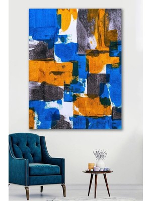 Şehzat Design Colorful Piece Sürreal Kanvas Tablo