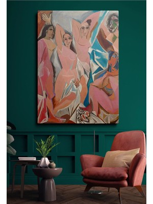 Şehzat Design Kanvas Duvar Tablosu Tekli Canvas Tablo Boho Klasik Modern Picasso 017