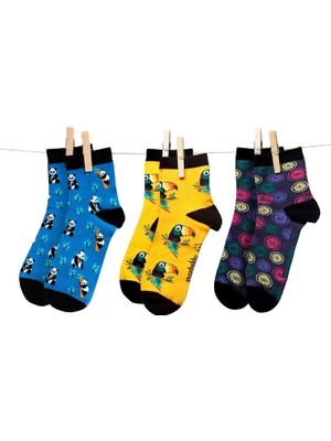 Str Store 3'lü Paket Pamuk Çorap