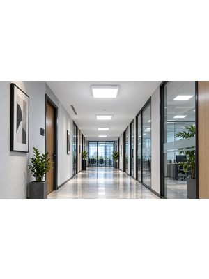 Econa 18W Kare LED Panel 6500K Beyaz