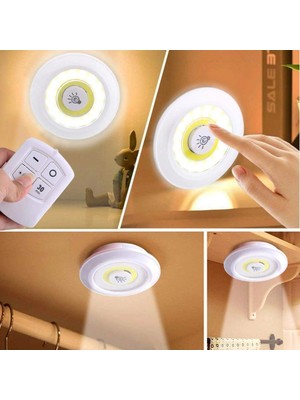 Neva Prime Uzaktan Kumandalı Yapışkanlı LED Spot Lamba (5580)