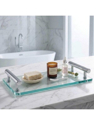 Elovias System Banyo Tepsisi Cam/Krom Renk 54X170X330 mm (BA2016 037 C1-CR)