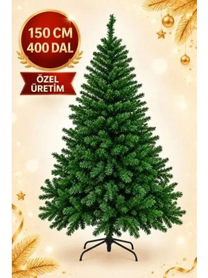 Begin Power 150 Cm Lüks Yılbaşı Ağacı 400 Dallı Özel Üretim Yeni Sezon Noel Ağacı Yılbaşı Çam Ağacı