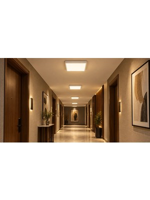 Econa 18W Kare LED Panel 3000K Gün Işığı